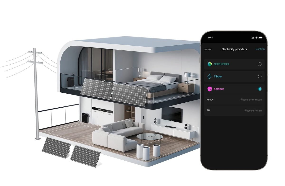 Marstek App – dynamische Stromtarife: Nord Pool, Tibber, Octopus